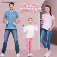 Zhongyanxi 2.8M Children'S Jump Rope Sports Jump Rope Transparent Handle Racing Jump Rope Sports Equipment SG