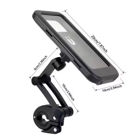 Universal Waterproof 360° Swivel Phone Mount for Motorcycle/Bike Adjustable GPS Holder for Cellphone