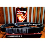 PERODUA AXIA 1.0 / BEZZA 1.0 ( 6PK1155 )FAN BELT( 9004A-91063 ) ORIGINAL MITSUBOSHI ( MADE IN JAPAN 