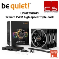 Be Quiet LIGHT WINGS 120mm PWM high-speed Triple-Pack ARGB Chassic Fan