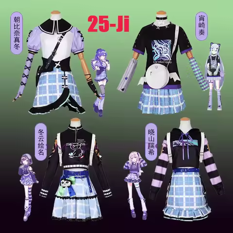 Project Sekai Cosplay Costumes Anime 25-Ji Asahina Mafuyu Akiyama Mizuki Yoisaki Kanade Shinonome En