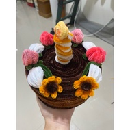 HOME MADE BIRTHDAY CAKE FROM FUZZY WIRE