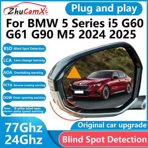 for BMW 5 Series i5 G60 G61 G90 2024 2025 BSD Blind Spot Detection Sensor Radar Driving Warning Assi
