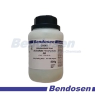 Ammonium Iron (II) Sulfate Hexahydrate AR, 500g, BENDOSEN