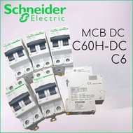 MCB DC SCHNEIDER C60H-DC A9N61526 2PHASE 2POLE/ 6A 6kA/