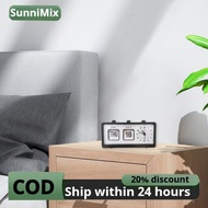 Manual Flip Clock Calendar Clock Table Clock Digital Alarm Clock for Bedside Home