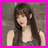 [TẶNG LƯỚI] Tóc giả nữ nguyên đầu thẳng dài mái hime - TG001
