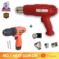 APACHE HeatMAX Heat Gun Heavy Duty Variable Temperature Control Cordless Drill Set (1800W)