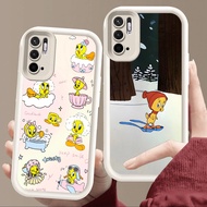 Case for Xiaomi Redmi Note 11T 11s 10s 10 SE 10T 11 Pro 5G Soft White E97 Tweety