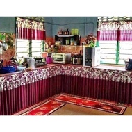 Langsir Dapur , Skirting meja, Skirting Table Top, Meja guru , Meja murid, Meja pejabat ( Renda Leka
