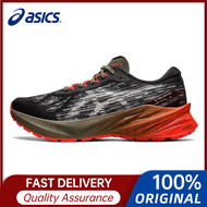 100% Original Asics Shoes novablast 3 Black Orange running shoes for mens sport sneakers Stable support marathon running shoe walking jogging shoe