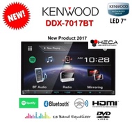 NEW! Kenwood DDX-7017BT Head Unit Double Din DDX 7017 BT Tape Audio Mobil Mirroring Bluetooth