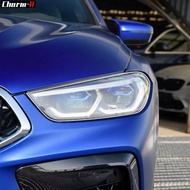 2 Pcs Self Healing TPU Transparent Stickers Car Headlight Protective Film for BMW M8 Competition F93