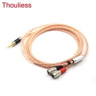 Audio Cable 2.5/3.5/4.4mm 4pin XLR Balanced 8 Core Earphone Headphone Upgrade Cable For Mr Speakers Ether Alpha Dog
