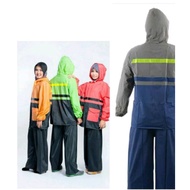 Ibex Raincoat Jacket Pants Set Combination A Motif Gojek Grab Ojol