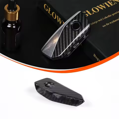For BMW I7 X7 G07 LCI IX I20 X1 U11 7 Series G70 G09 XM U06 G81 M3 Car Key Shell ABS Carbon Fiber Pa