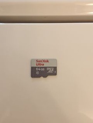 SanDisk Ultra 64GB Micro SDXC 記憶卡