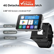 Rainbuvvy S999 4G Smart Watch Android 11.0 MTK6765 6GB 128GB 2.88 Inch HD Large Screen Dual Cameras 