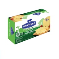 Dairygold Green Cheddar Cheese / KEJU CHEDDAR DAIRY GOLD / CHEDDAR CHEESE BLOCK HALAL