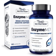 1MD Nutrition EnzymeMD - Digestive Enzymes Supplement - Doctor Formulated | 18 Plant-Based Enzymes -