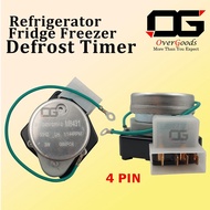Refrigerator Fridge Freezer Defrost Timer 6 hours 5A 1/3hp Timer Peti sejuk peti ais Timer defrost T