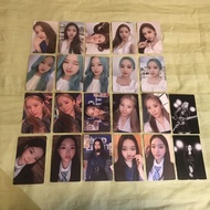 Photocard heejin gowon loona seasonus greeting 2021 2022 sg21 sg22 pc set