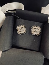 Chanel 24B 耳環 earrings 方形女神耳環超靚
