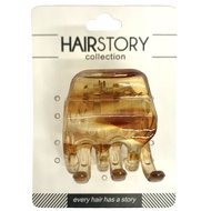 HAIRSTORY 6814 Small Non-Slip Hair Clamp Clip
