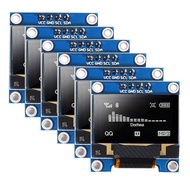 6PCS 0.96’’ OLED Display Module 12864 128x64 Pixel LCD White Light SSD1306 Driver Board I2C Serial 0