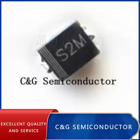 20PCS S2M S1M S3M rectifier diode 1000V 2A SMB DO-214AA