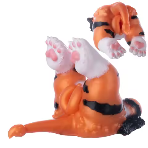 GEEBA Fantasy Animal Tiger Butt Design Male Masturbator Single Channel Pockey Pussy Stroker For Men 