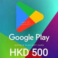 HKD50-1000 GOOGLE PLAY Gift Card 電子禮品卡 (另有其他面值)