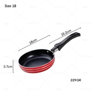 Frying Pan Fry Pan Teflon Coated Non-Stick Non-Stick 18cm 20cm Thick - 18cm