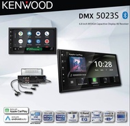 KENWOOD DMX5023S เครื่องเสียงรถยนต์ จอ 2din 6.8นิ้ว Apple CarPlay / Android Auto ผ่าน USB