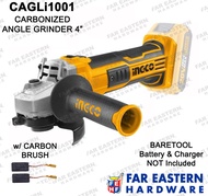 INGCO Cordless Angle Grinder 4" 20V (Baretool) CAGLI21104 | CAGLI201008 | CAGLI1001 INPTCL