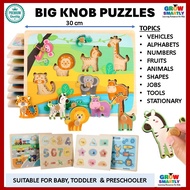 Premium Quality Wooden Puzzle for kids ABC puzzle Montessori toys for kids Animals Alphabet abc toys