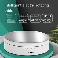 14CM Rotating Display Turntable Rotating Display Stand Electric 360  showcase USB Rotate Turntable S