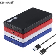 USB 3.0 To 2.5 Inch Hard Drive Case SATA HDD SSD Enclosure External Hard Drive Disk Box for PC Laptop Smartphone PS5