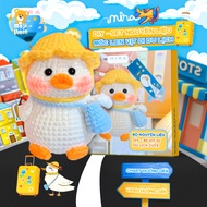 DIY - MOJI handmade duck travel crochet Set, cute stuffed animal crochet Set, crochet crochet Set fo