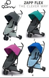 出售99.9極新Quinny Zapp Flex 嬰兒車(粉紅色)