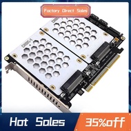 PH46-2 Dual-Disk SFF8639 U.2 NVME and  2.5-Inch Hard Drive to PCIE4.0 Split Card