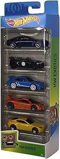 Hot Wheels 2020 HW Exotics 5-Pack (Cadillac Elmiraj, 2015 Jaguar F-Type Project 7, Porsche 911 GT3 R