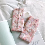 粉花錦簇 韓國製純棉布 六層紗手工背巾用口水巾