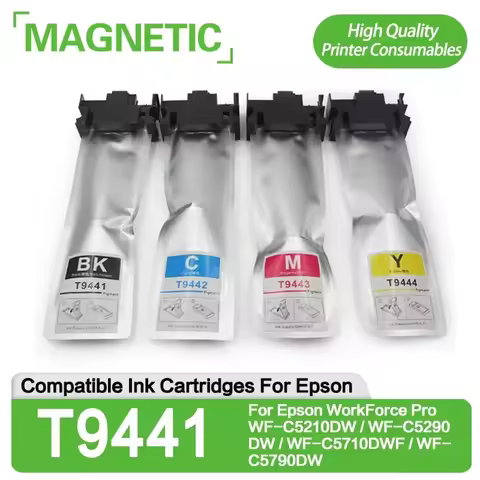 T9441 T9442 T9443 T9444 Ink Cartridge With Pigment Ink For Epson WorkForce Pro WF-C5790DWF WF-C5710D