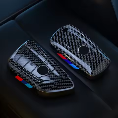 Carbon Fiber Remote Keybox Housing Protective Cover Suitable For BMW F10 F20 F22 F30 F32 F48 F15 F25