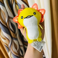 Axolotl plush charm with tag