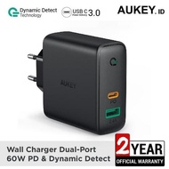 Aukey Charger Iphone Samsung 60W PD Dynamic Detect ORIGINAL VERY