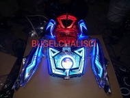 Lampu Depan Belakang Beat Fi 2012-2014 | Reflektor Lampu Honda Beat Fi  Model Custom Projie Hi low l