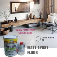 ( MATTE - FLAT EPOXY ) 1L or 5L FLOOR PAINT HEAVY DUTY &amp; WATERPROOF COATING [Hardener Included] Tiles Floor Paint