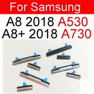 1set(2pcs) Power Volume Side Button For Samsung Galaxy A8 2018 A530 A8 Plus A8+ 2018 A730 On Off Power Volume Side Key Parts
